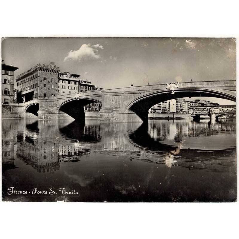 Postal Italia. Firenze. Ponte S. Trinita