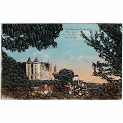 Postal Francia. Les Basses-Pyrénées. Pau. Le Chateau Henri IV. Vue du Parc