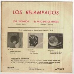 Los Relámpagos - Los Vikingos / El Paso de los Urales. Single