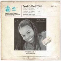 Randy Crawford - Secret Combination / You bring the sun out. Single