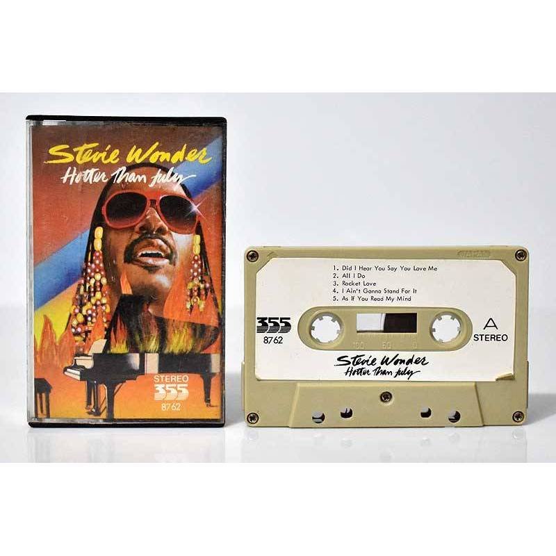 Stevie Wonder - Hotter than July. Casete (made in Japan)
