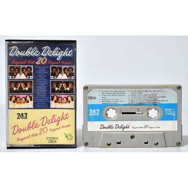 Double Delight. Original Hits 20 Original Artists. Marvin Gaye. Tina Turner... Casete (raro)