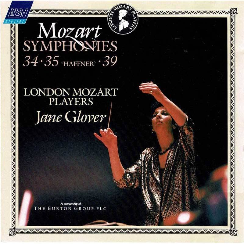 Mozart - London Mozart Players, Jane Glover - Symphonies 34, 35 & 39. CD