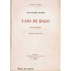 Vaso de Rocío. Idilio Griego. Teatro Lírico - Salvador Rueda