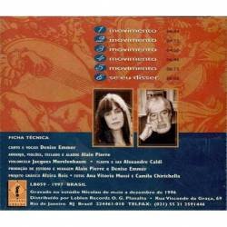 Denise Emmer & Juan Junqueira - Cinco Movimentos & Um Soneto. CD
