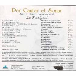 La Rossignol - Per Cantar Et Sonar. CD