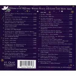 Christmas At St. Olaf 2007 - Where Peace and Love and Hope Abide. 2 x CD