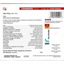 Alban Berg, Constance Hauman, Ulf Schirmer, Danish National Radio Symphony Orchestra - Lulu. 3 x CD