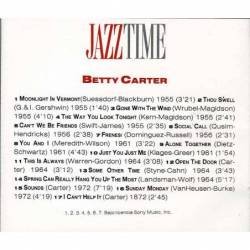 Betty Carter. Jazz Time. CD