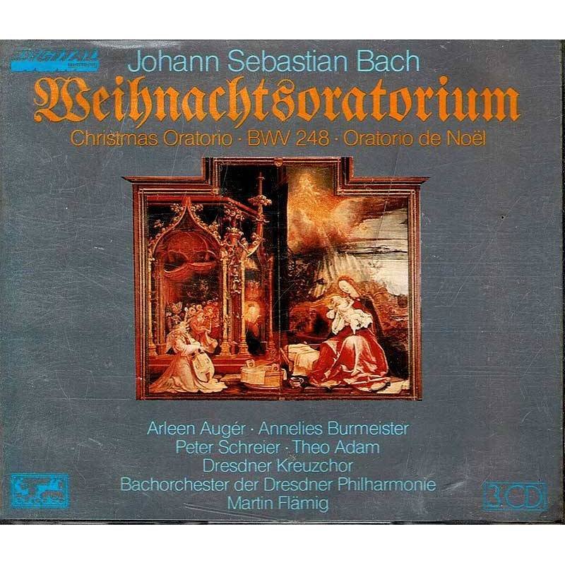 Johann Sebastian Bach - Weihnachtsoratorium. Christmas Oratorio BWV 248. Oratorio De Noël. 3 x CD