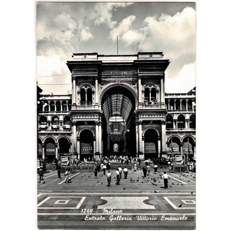 Postal Italia. Milano. Entrata Galleria Vittorio Emanuele No. 1249