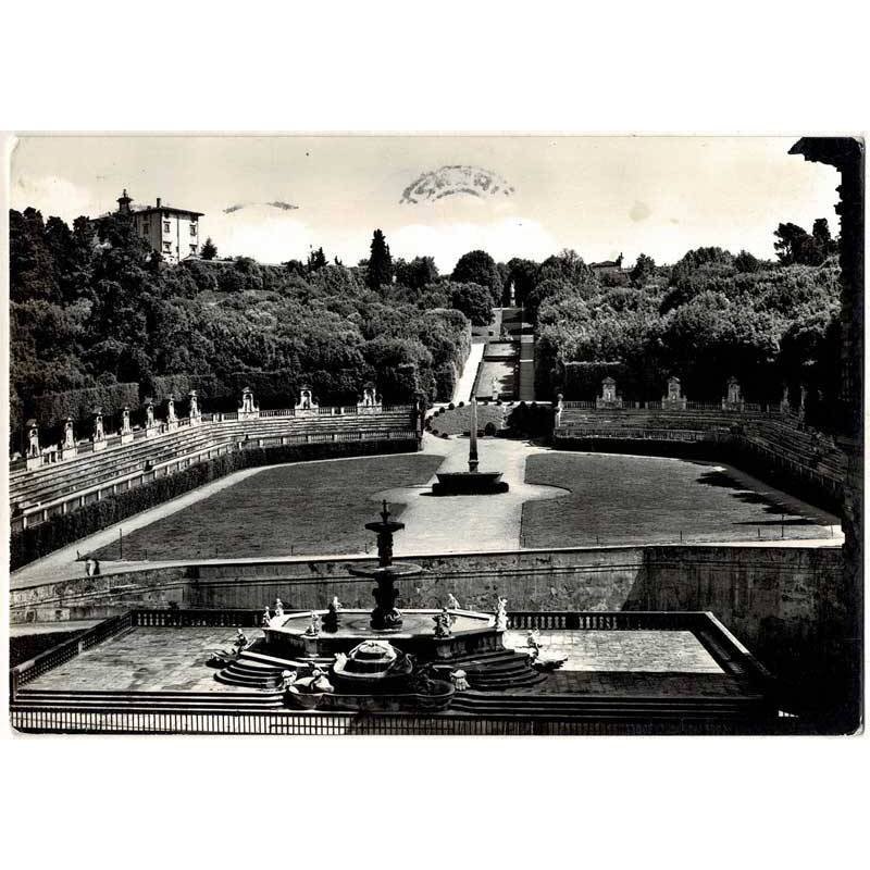 Postal Italia. Firenze. Giardino di Boboli. Anfiteatro No. 43081