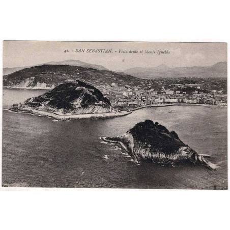 Postal Guipúzcoa. San Sebastián. Vista desde el Monte Igueldo No. 41