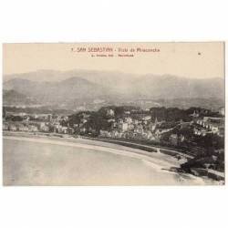 Postal Guipúzcoa. San Sebastián. Vista de Miraconcha No. 7