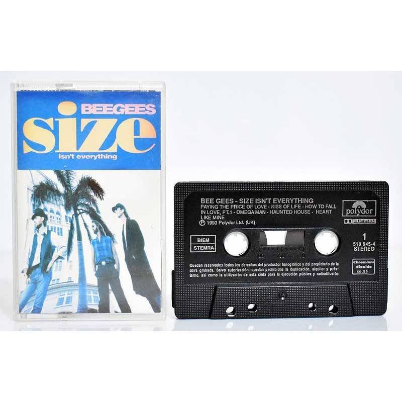 Bee Gees - Size Isn't Everything. Casete Spain