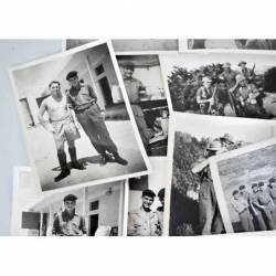 Lote de 26 fotos antiguas temática militar británica. Militares, maniobras