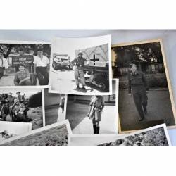 Lote de 26 fotos antiguas temática militar británica. Militares, maniobras