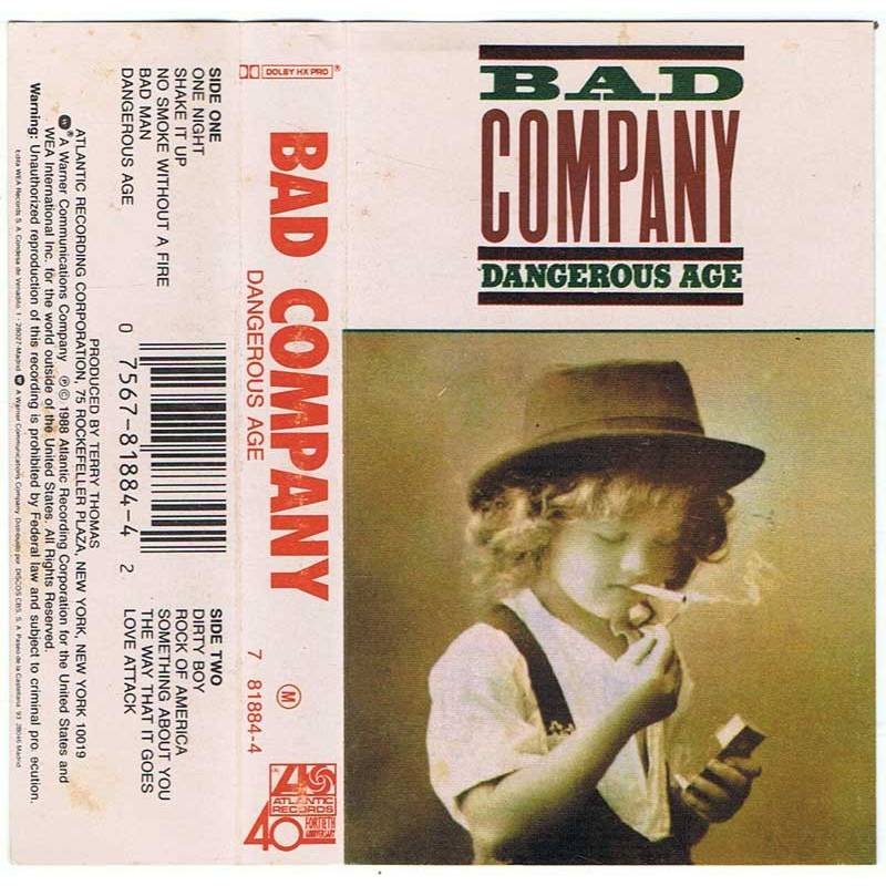 Bad Company - Dangerous Age. Casete