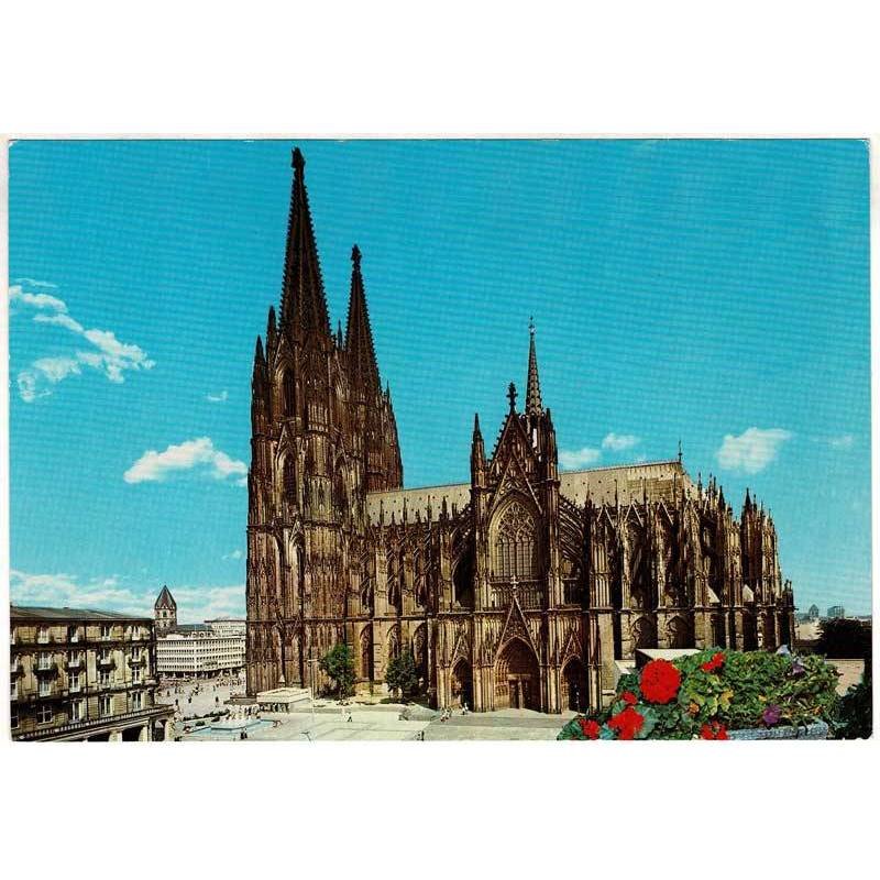 Postal gigante Alemania. Köln Am Rhein. Dom (Südseite) No. Super 2