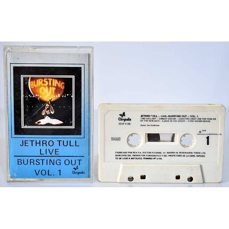 Jethro Tull - Live. Bursting Out Vol. 1. Casete