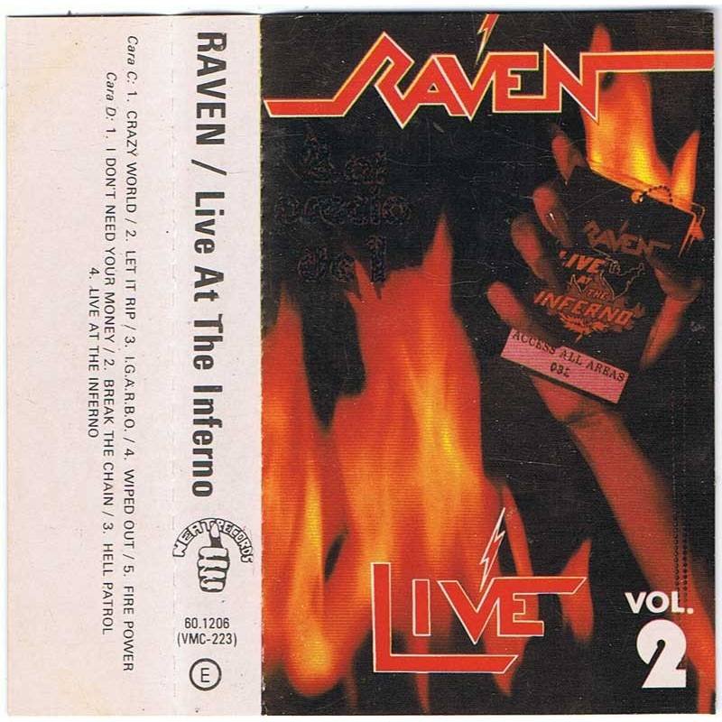 Raven - Live At The Inferno. Vol. 2. Casete