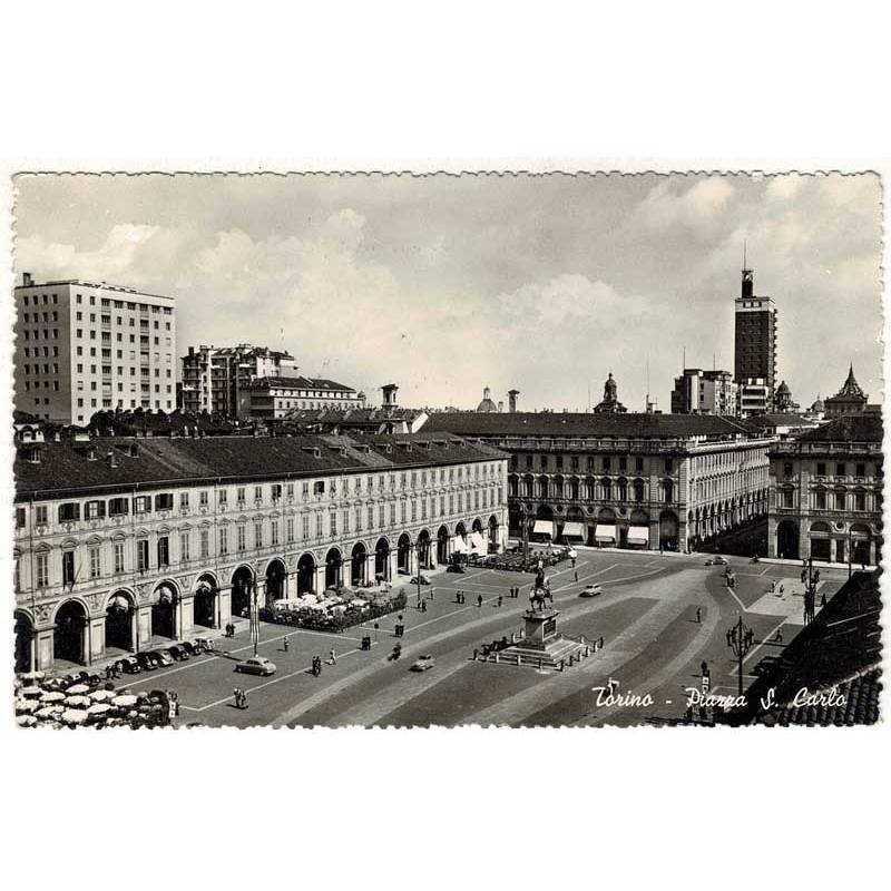 Postal Italia. Torino. Piazza S. Carlo No. 454