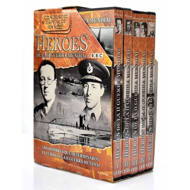 Héroes de la II Guerra Mundial. 5 x DVD