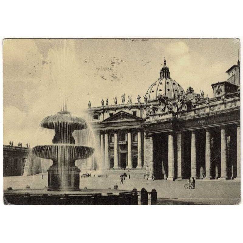 Postal Italia. Roma. Piazza S. Pietro 5733/48