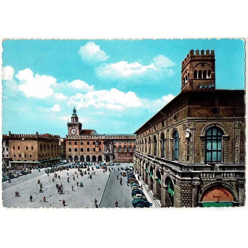 Postal Italia. Bologna. Piazza Maggiore