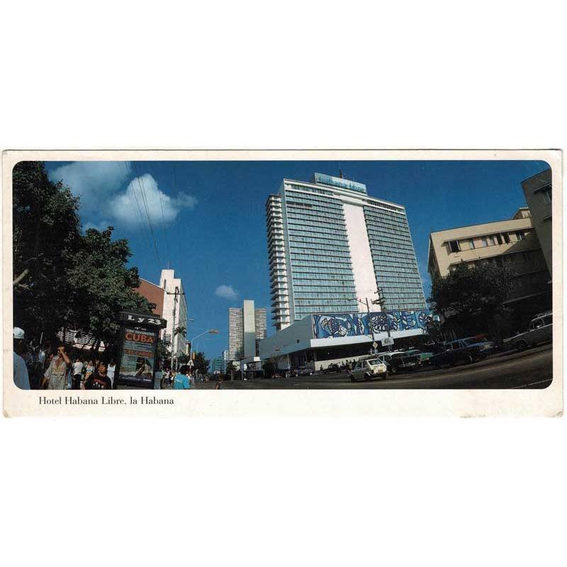 Postal panorámica Cuba. La Habana. Hotel Habana Libre