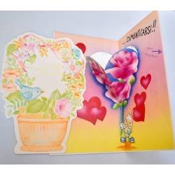 Lote de 9 tarjetas de felicitación en italiano