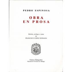 Obra en prosa - Pedro Espinosa
