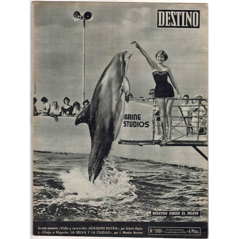 Revista Destino No. 1101. 13 septiembre 1958. Joaquín Ruyra