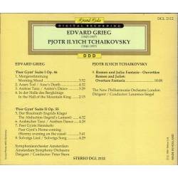 Grieg / Tchaikovsky - Peer Gynt Suites 1 & 2 / Romeo & Juliet. CD