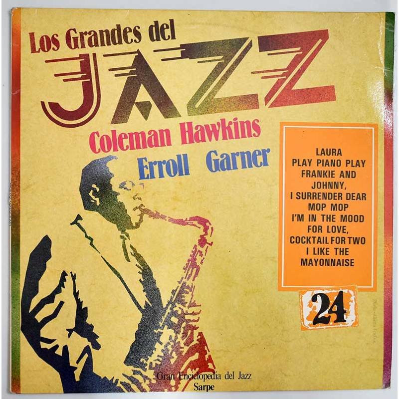 Los Grandes del Jazz No. 24. Coleman Hawkins y Erroll Garner. LP