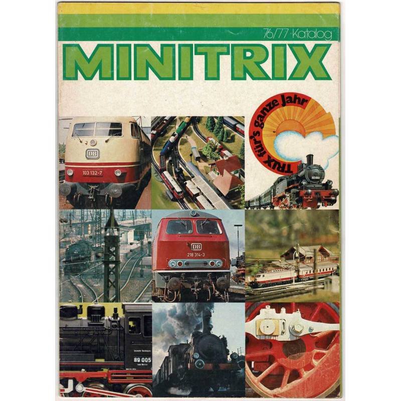 Catálogo trenes Minitrix 1976-1977