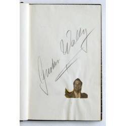 Libreta con autógrafos originales de artistas del cine y teatro sueco y danés de los años 40