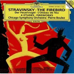 Stravinsky - The Firebird • 4 Etudes • Fireworks. CD