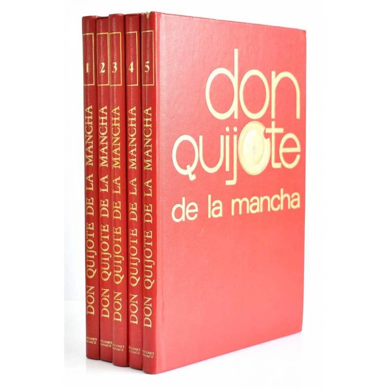 Don Quijote de la Mancha 5 Vols. (NO VENDER FALTA UN TOMO)