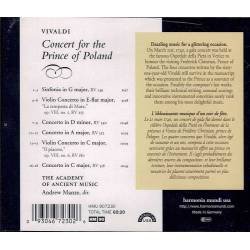 Vivaldi - Concert for the Prince of Poland. CD