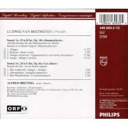 Beethoven - Piano Sonatas. Op. 81a Les Adieux. Op. 106 Hammerklavier. Alfred Brendel. CD