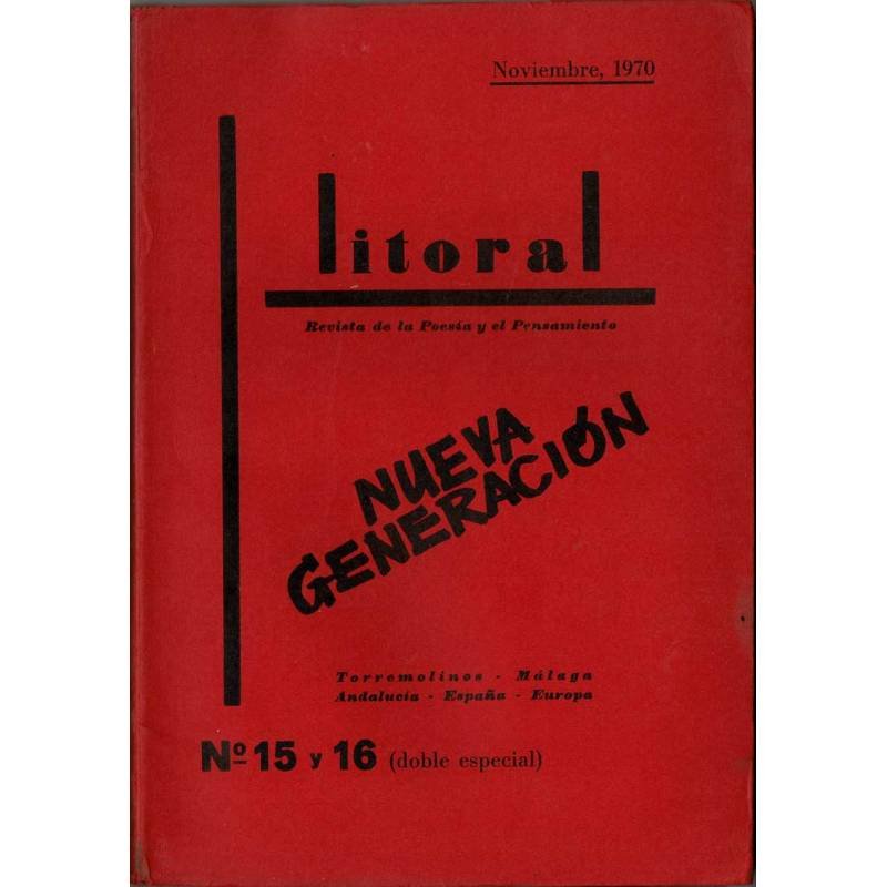 Litoral No. 15 y 16 (doble especial). Noviembre 1970. Nueva generación