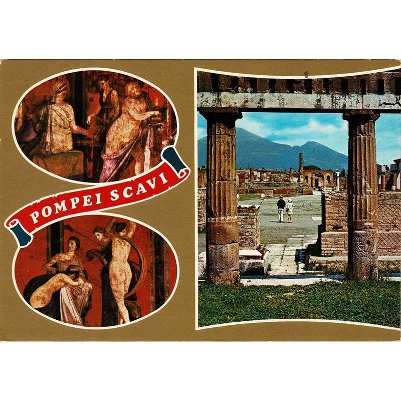 Postal Italia. Pompei Scavi. Sepolta nel 79 d.c.