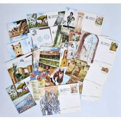 Lote de 94 tarjetas entero postales de España. Muy surtidas