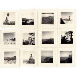 Lote de 24 fotografías antiguas Rio de Janeiro, Brasil. Cristo Redentor. Gevaert Ridax