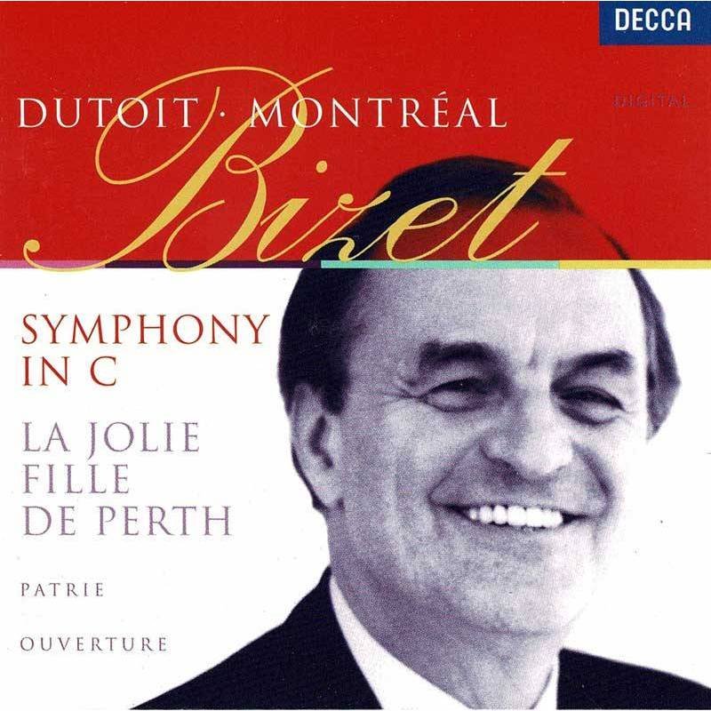 Bizet. Dutoit. Montreal - Symphony In C. La Jolie Fille De Perth. Patrie. Ouverture. CD -