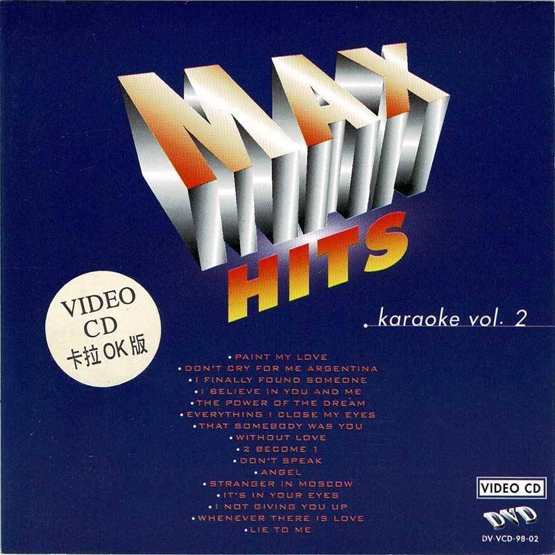 Max Hits Karaoke Vol. 2. Video CD -