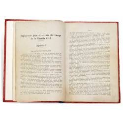 Manual de la Guardia Civil Reglamento para el servicio. Primera parte. 1943