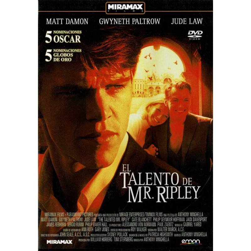 El talento de Mr. Ripley. DVD