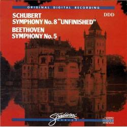 Schubert / Beethoven - Symphony No. 8 Unfinished / Symphony No. 5. CD